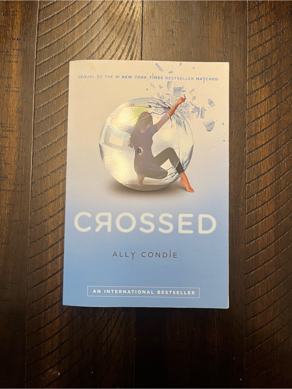 Crossed by Ally Condie - Blue Paperback Novel
